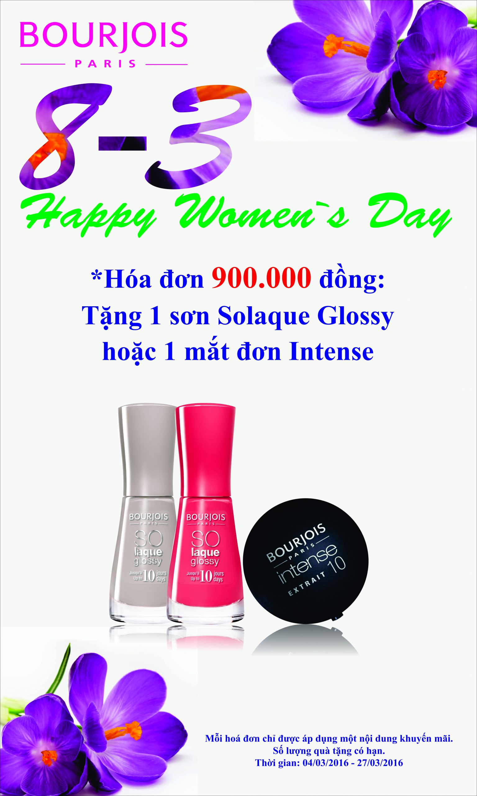 Khuyen mai Bourjois thang 3